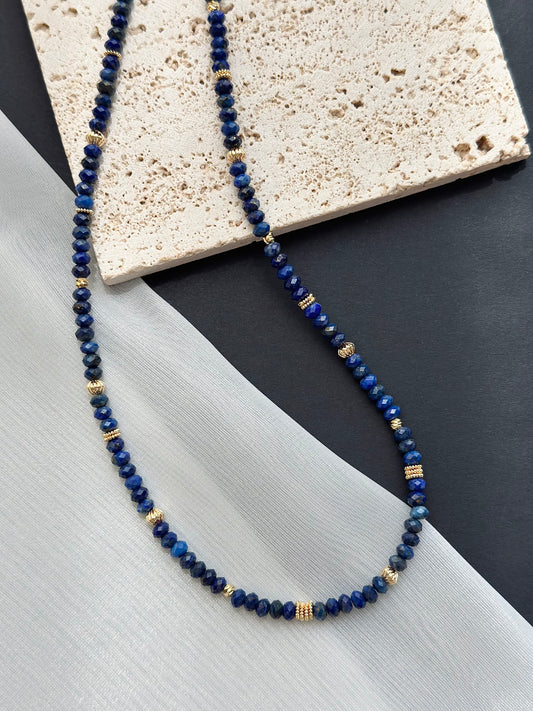 Vintage Lapis Lazuli Beaded Necklace